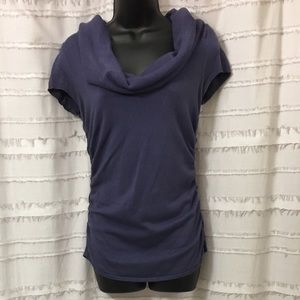 Express Short Sleeve Cowl Neck Sweater